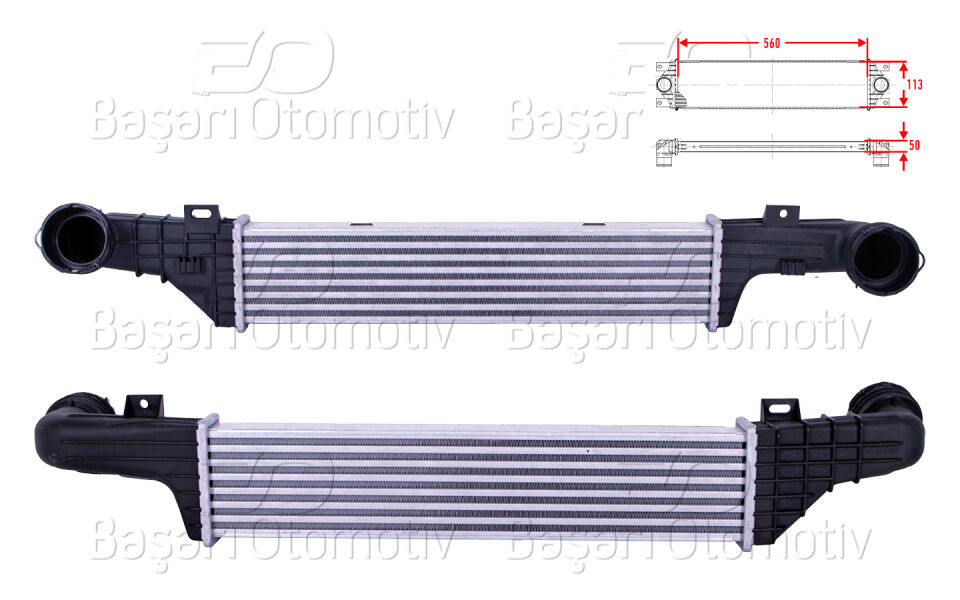 MERCEDES-BENZ BENZ W210 S210 E200 CDI E200 KOMPRESSOR E220 CDI E270 CDI 97 >TURBO RADYATORU (INTERCOOLER) 560X113X50