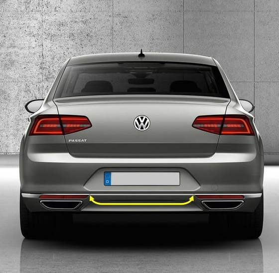 VW PASSAT B8 14 >TAMPON CITASI ARKA ORTA NIKELAJLI
