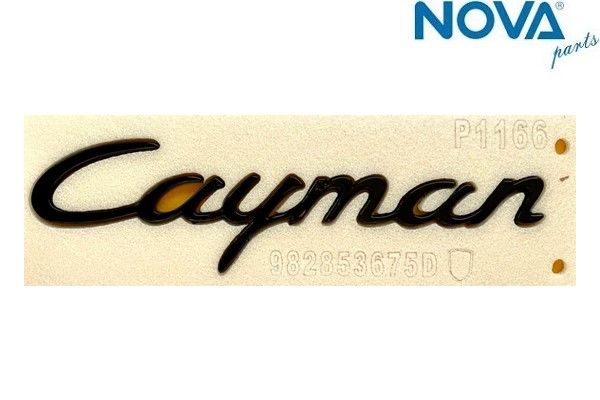 Porsche Yazı Cayman Siyah