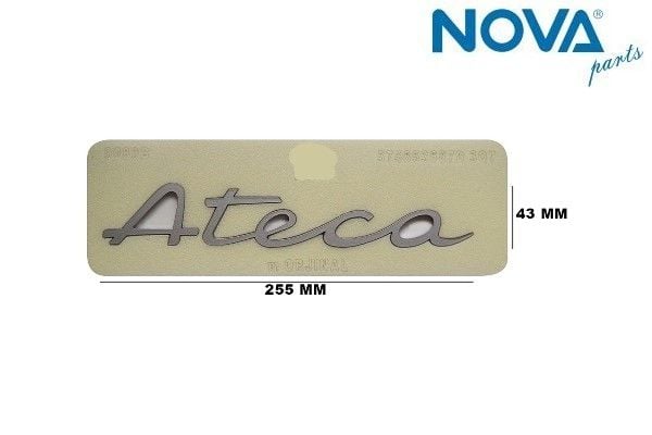 Seat Ateca Arka Bagaj Yazısı Gümüş