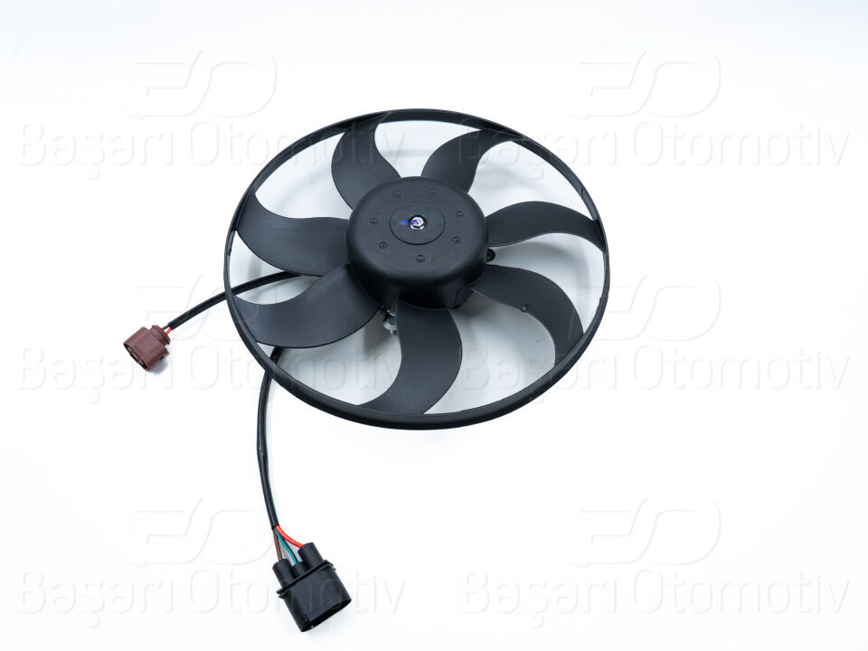 VW GOLF5 JETTA PASSAT LEON 05 >FAN MOTORU DAVLUMBAZSIZ (360 MM-4+2 FIS-7 KANAT)