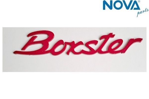 Porsche Yazı Boxster Kırmızı