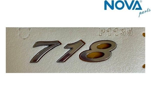 Porsche 718 Krom Bagaj Yazısı 982853675B