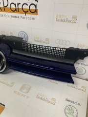 Volkswagen Golf 4 Ön Panjur Mavi Renk Logolu Orijinal 1J0853653C