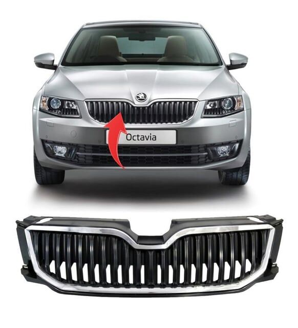 SKODA OCTAVIA 3 13-17PANJUR SIYAH PETEK + MAT SIYAH CERCEVE