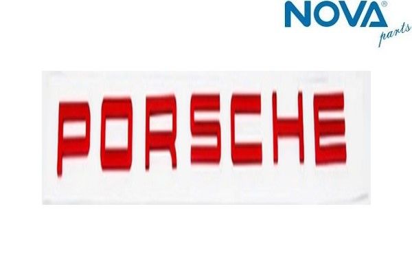 Porsche Yazı Porsche Kırmızı