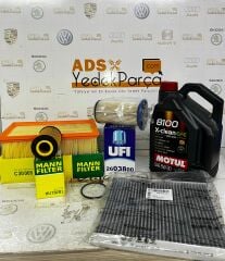 Volkswagen Golf Vıı 1.6 Tdı Periyodik Bakım Seti Mazot Filtreli