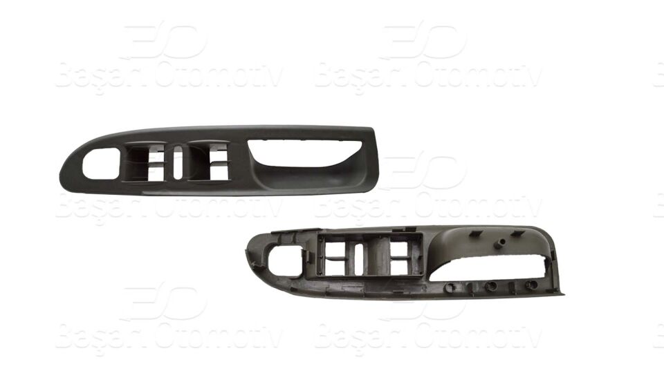 Volkswagen Passat B6 Cam Düğme Çerçevesi Ön Dörtlü Gri (2005 - 2011 Model)