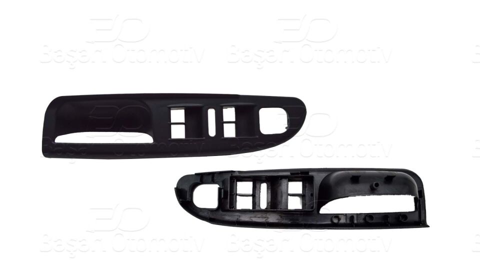 Volkswagen Passat B6 Cam Düğme Çerçevesi Ön Dörtlü Siyah (2005 - 2011 Model)
