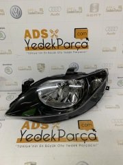 Seat İbiza 2008 Sonrası Sol Far Tek Göz H4 Ampul  Tyc Taiwan